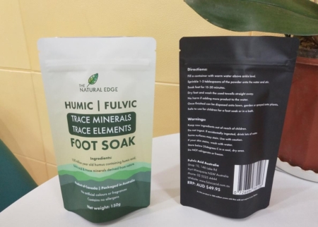 A fulvic humic mineral soak is a great way to support your body's natural detoxification process.